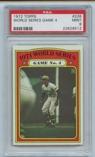 1972 Topps Perfectly Centered WS Game 4 Roberto Clemente PSA 9 #226 picture