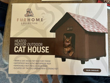 Heated Cat House Indoor Outdoor Cat House  Insulated Weatherproof Shelter picture