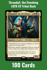 Elf Tribal Commander Deck Thranduil, the Elvenking LOTR Magic MTG EDH Sultai picture