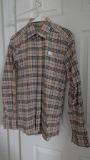 Burberry London Nova Check Button-Down Shirt Size S picture