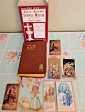 New St Joseph Sunday Missal Complete Edition 1999 W Box + Holy Cards picture