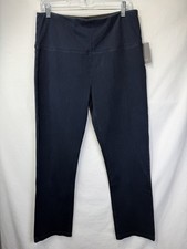 NWT Lysse Smoothing Inside Waistband Blue Denim Pants Sz XL Straight Leg Pockets picture