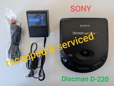 Recapped & serviced vintage 1-bit CD Player Sony Discman D-220 (1993) picture