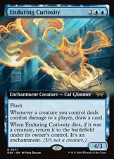 Enduring Curiosity (Extended Art) Duskmourn: House of Horror Regular , NM picture