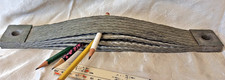 Braided Grounding Strap,13 1/2  inch, 1/2 inch holes Tinned Copper picture