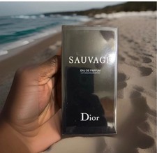 Dior Sauvage Eau De Parfum Spray Regular Size 3.4 fl oz Bergamot Scent picture