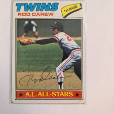 1977 Topps Rod Carew Baseball Card picture