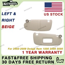 Pair Side Sun Visor for 02-09Dodge Ram 1500 2500 3500 1CT11TL2AA 1CT18TL2AA picture