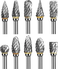 Tungsten Carbide Rotary Burr Bit Set 1/8