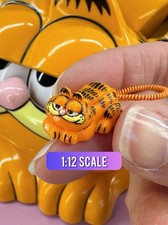 1:12 Scale Lasagna Cat Phone Miniature for Dollhouse Diorama picture