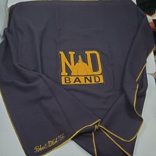 Rare Vintage Notre Dame Band Bloomfield Wool Blanket 54x69 NCAA Football 1956 picture