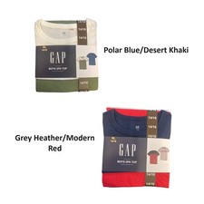 GAP Boy's 2 Pack Short Sleeve Soft Comfort Tagless Logo Tee picture