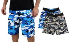 Pelagic Men's Fishing Shorts 222, High-Performance Fish-Print Camouflage Shorts picture