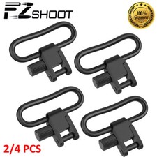 2/4PCS Rifle Sling Swivels Heavy Duty Quick Attach Detach 1/1.25