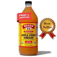 Bragg Organic Apple Cider Vinegar with the Mother, Raw and Unfiltered, 32 fl oz. picture