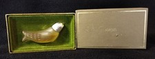 Rare Vintage Avon Miniature Dove Silver/clear Charisma Perfume Bottle picture