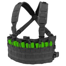 Condor Rapid Assault Chest Rig Police Ammo Adjustable Range MOLLE Vest Black picture