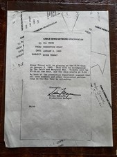 Minor Threat /Faith / Marginal Man - CNN Flyer - 9:30 Club 