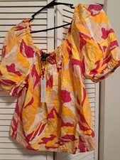 Sanctuary Women's Real Love Blouse On Bloom Size Medium NWT picture