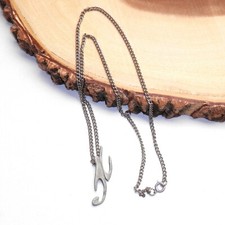 Vintage 1986 Handmade Unique Pendant Necklace 1 cor 15:57 Religious 24 inch picture
