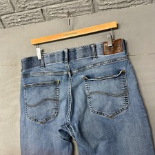 Lee Extreme Motion Mens Straight Fit Tapered Leg Jeans Blue 34x30 2015046 picture