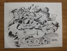 Vintage Fantasy Art Folio F.O.O.G. Jack Kirby  Alfredo Alcala 1982 Lithograph picture