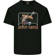 Jesus Saves Funny Atheist Christian Atheism Mens Light Cotton T-Shirt picture