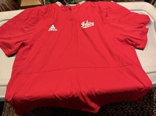 On The Field Indiana Hoosier Adidas Pullover Men’s Half Zipper Size XL picture