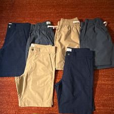 Crewcuts Boys Chino Shorts Lot Size 10 Blue/Beige/grey Performance shorts picture