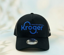 Trucker Hat Kroger Supermarket Logo 2D Flat Embroidered Adjustable Cap picture