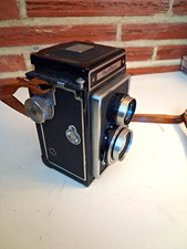 ZEISS IKON Ikoflex 1a TLR  Camera  with Leather Case, Novar f3.5/75mm Lens picture
