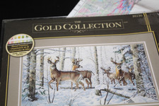 Dimensions Gold Cross Stitch Kit Woodland Winter Pattern ONLY - AB2-@ picture