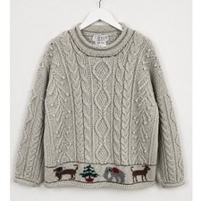 Vintage Studio by Michelle Stuart Hand Knit Wool Sweater  Large picture
