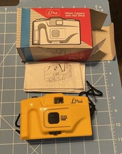 Vintage Lexxus 35mm Focus Free Camera Original Box and Instructions Untested picture