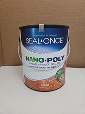 Seal-Once Nano+Poly Premium Wood Sealer with Polyurethane CEDAR Sealed picture