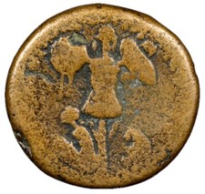 Titus 79-81 AD, JUDAEA CAPTA TYPE Caesarea Maritima AE 23 Coin Roman Empire, NGC picture