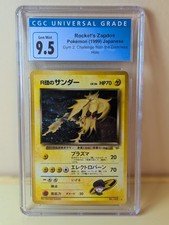 1999 Rocket's Zapdos No.145 Holo Gym 2 Challenge CGC 10 Gem Mint Old Label 9.5 picture