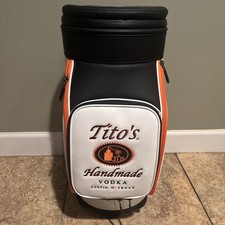 Tito’s Vodka Den Caddy Cooler NEW Vessel Golf Bag w/ tags picture