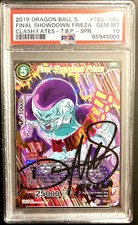 2019 Dragon Ball Signed Final Showdown Frieza SPECIAL RARE FOIL - PSA 10 picture