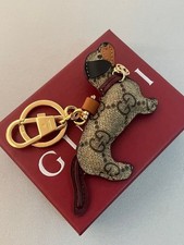 GUCCI Novelty Charm Handmade Dog Keychain Gift Key chain with New Box picture