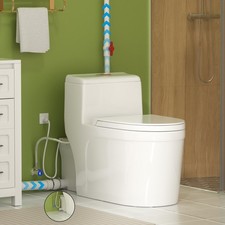 600W One Piece Macerating Toilet System Upflush Toilet with Pump 3 Inlets picture