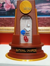 2026 NCAA OKLAHOMA SOONERS BASEBALL CHAMPIONSHIP TROPHY picture