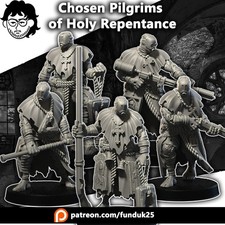 Dieselpunk Trench Compatible Afflicted Penitant Pilgrim Warband (Funduk) picture