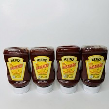 Heinz Habanero Tomato Ketchup 14 oz Squeeze Bottles Lot Of 4 Pack Hot Spicy picture