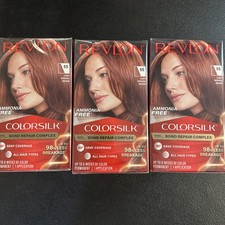 Pack of 3 Revlon ColorSilk Beautiful Color™ Hair Color - 55 Light Reddish Brown picture
