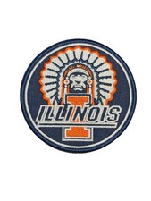 Illinois Fighting Illini  Embroidered Iron On Patch picture