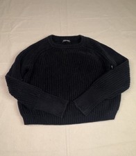Vintage American Apparel Fisherman Sweater Cropped Size S Made in USA picture