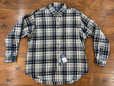 Polo Ralph Lauren Lowell Sport Lambswool Plaid Shirt XL USA Vintage NWT picture