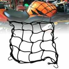 1pc Motorcycle Bungee Cargo Net 30x30cm with 6 Hooks: Helmet Tank Luggage - NEW picture
