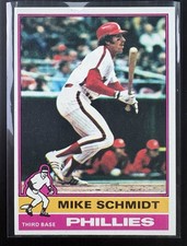 VINTAGE 1976 Topps Mike Schmidt #480 Philadelphia Phillies picture
